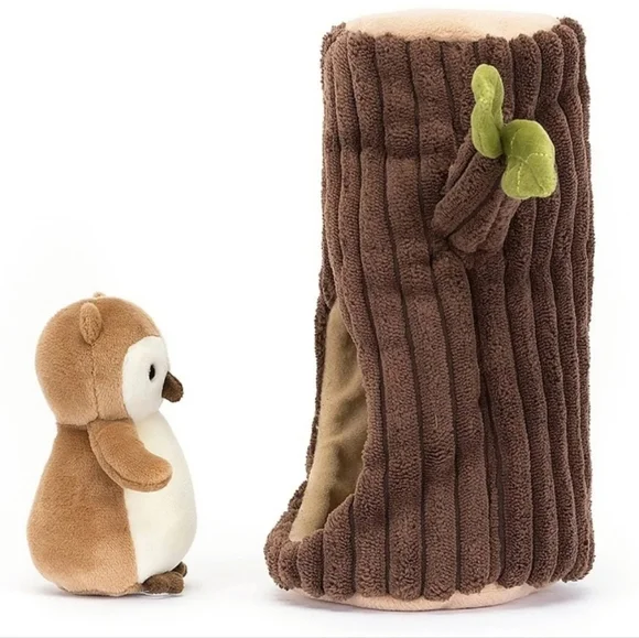 Jellycat Forest Fauna Owl 7.5x4.3x3.9" 🦉 Soft and Plush NWT Authentic "Retired" - Picture 3 of 8
